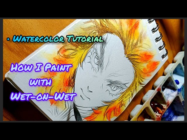 How I Paint with Wet-on-Wet 🎨 | Watercolor Tutorial