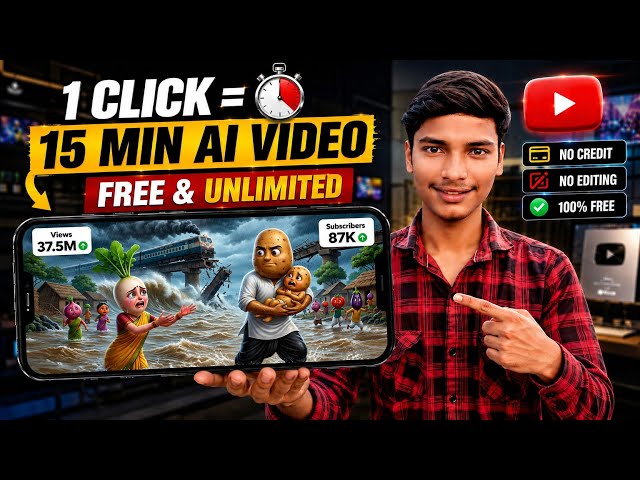 Long AI Video Kaise Banaye? Complete Tutorial (2026)✅  Ai Automation