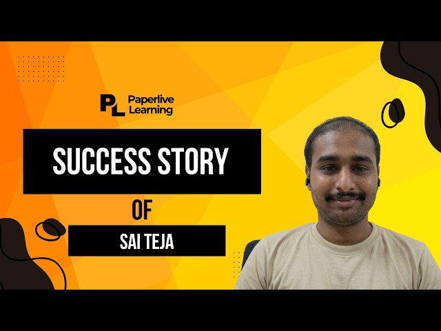 DevOps Placement Success | Saiteja's Journey with Paperlive Learning