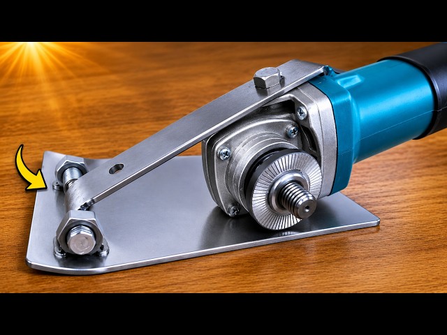DIY Angle grinder attachment / Making A Circular Saw From Angle Grinder / Useful Homemade DIY Tool