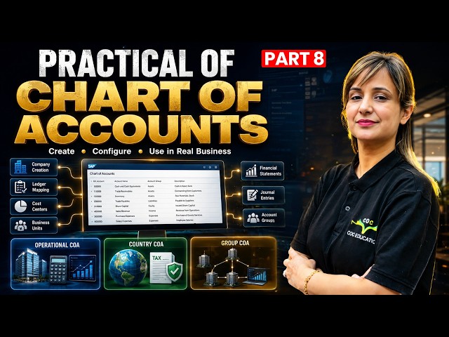 Part 8 | Practical of Chart of Accounts