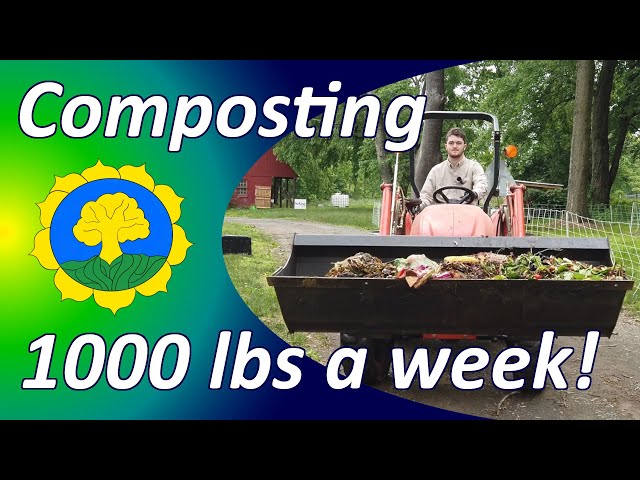 Composting 1,000 Pounds of Food Waste Every Week with Worm Works Composting