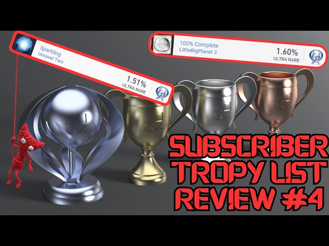 SUBSCRIBER Trophy List Review #4 - 100% Completion. HARDCORE Platinums!