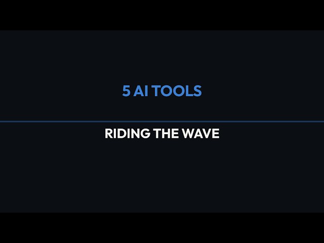 ChatGPT hit 1 Billion users - 5 AI Tools riding the wave
