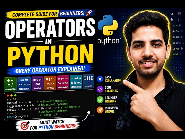 Python Operators Finally Made Easy for Beginners