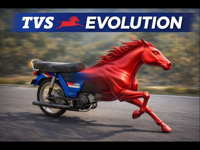 TVS Evolution 1980–2026 | From TVS 50 to Future Machines 🔥 @tvsmotorcompany
