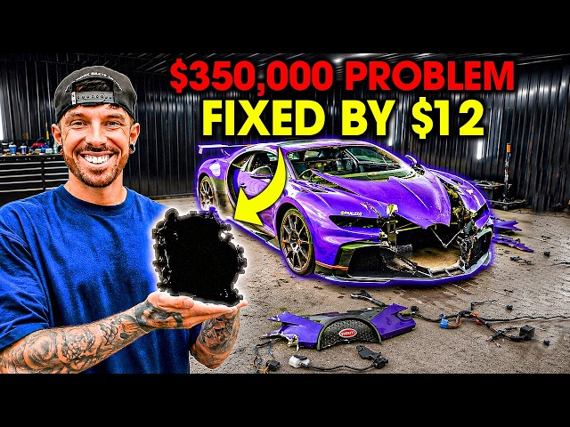 Mat Armstrong Found a $350,000 PROBLEM Inside His Bugatti Veyron — And Fixed It for $12