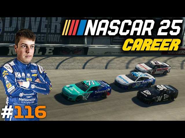 I still have ZERO LUCK on NASCAR 25... Career Round 21 Dover