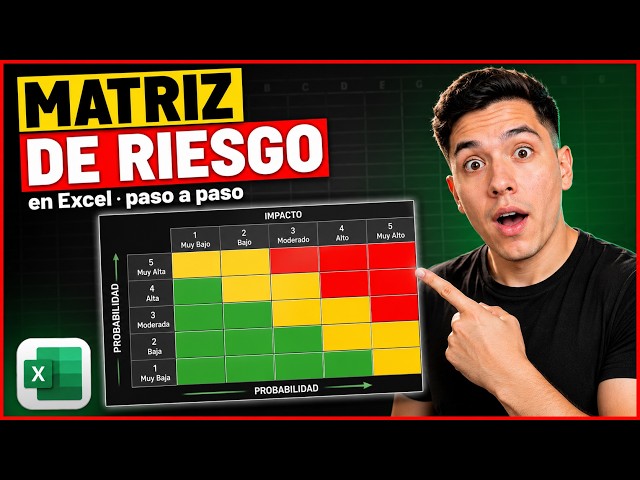 How to Create a Professional RISK MATRIX in Excel with Filters and Heat Map 🚦📊