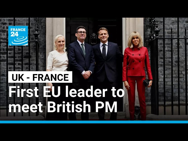 France's Macron meets UK PM Burnham at Downing Street • FRANCE 24 English