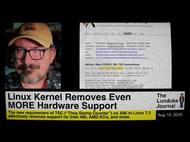 Linux Kernel Removes even MORE Hardware Support