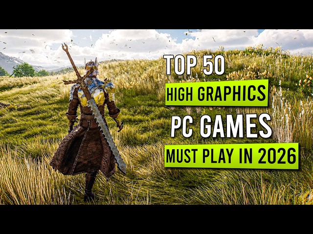 TOP 50 Best PC Games You Must Play in 2026! (Low-End / Mid-Spec ) Pc Games 2026