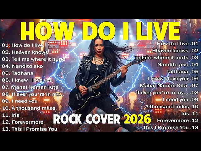 How Do I Live - Skate Avenue PH Rock Cover Songs | Non-stop Playlist 2026 🎸Best OPM Rock Hits 2026