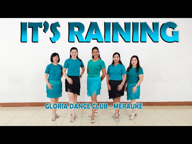 IT'S RAINING // LINE DANCE //Choreo CAECILIA MARIA FATRUAN //GDC MERAUKE PAPUA SELATAN - INA