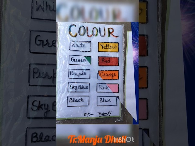 Magic colour TLM#diy #colors #magic #tlm #students #teaching #nipunbharat #viralshort #trending #रंग