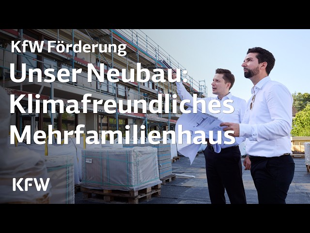 KfW Construction Site Tour: How a Developer Makes New Affordable Housing Sustainable with KfW 40 QNG