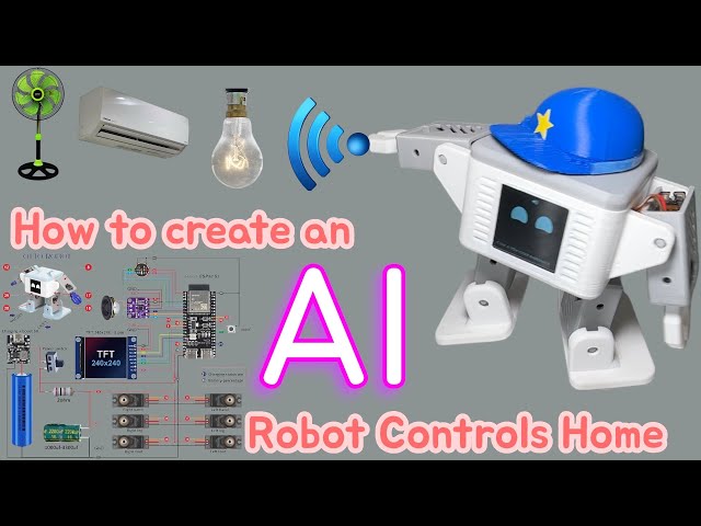 Build an AI Robot controls home from Scratch | ESP32 Voice Assistant Robot Project