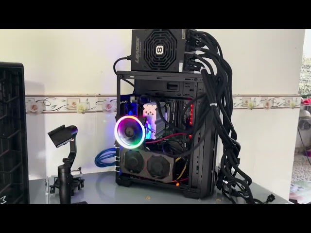 Tiễn dàn trâu chạy dual coin 3900x đào monero 30hx đào DNX, trâu có dùng wifi được không