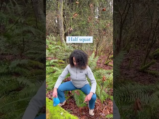 How to pee in nature