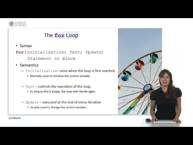 Programming Logic and Languages: loops |  | UPV