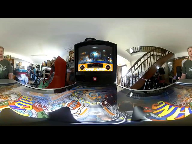 UPDATE: My Mini Virtual Pinball Machine for sale. 360 video