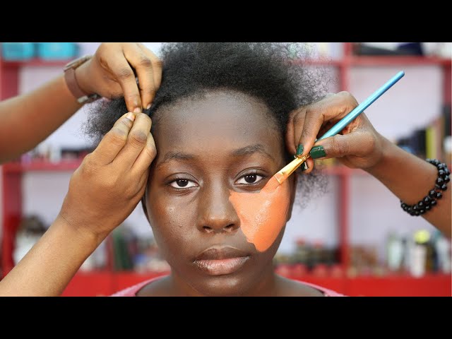 100M Views 😱 VIRAL ⬆️ BLACK BARBIE MAKEUP TRANSFORMATION 😱 HAIR AND MAKEUP TRANSFORMATION