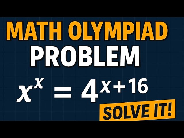 Solving Math Olympiad Problem Easy