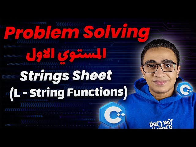 94 - L - String Functions (Strings Problem Solving Sheet)