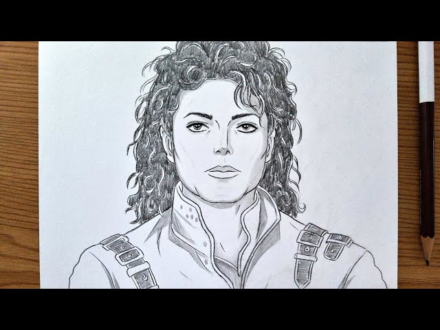 How To Draw Michael Jackson || Pencil Drawing Tutorial