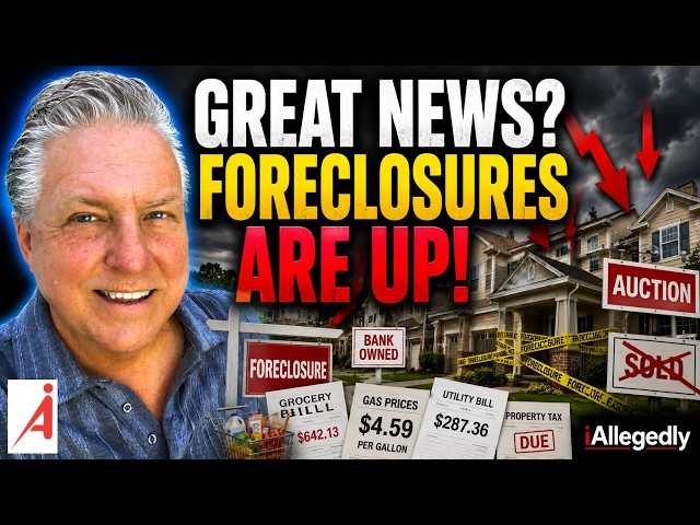 Great News! Foreclosures are Up!