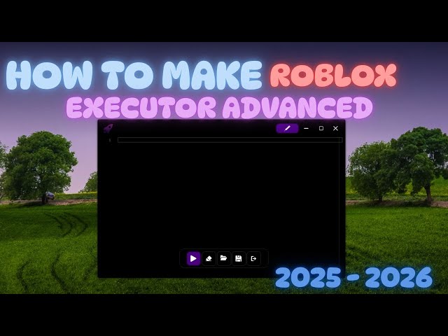✅❤️💎HOW TO MAKE A ROBLOX ADVANCED EXECUTOR❤️🤩💎 [BYPASS BYFRON] 🎊👑