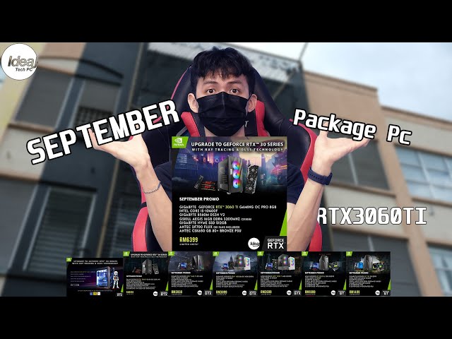 Ideal Tech September Promo PC, ft. Gigabyte GeForce RTX™3060Ti Gaming OC Pro | 2021