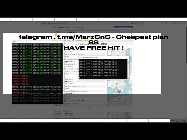 1x CONC V.S Mullvad + OVH \ OVH DOWNED 3x CONC -400Players \ RaidMine DOWNED! \ SLAMMING OVH+MULLVAD