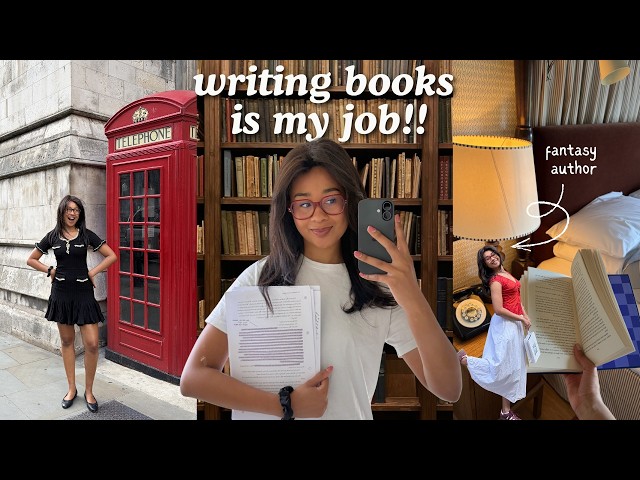 life as a FANTASY author in LONDON! 🇬🇧 publishing updates + weekend trip