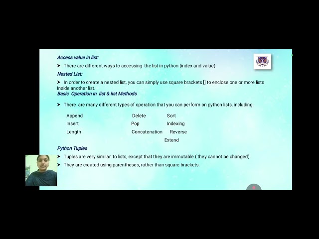 LCS : PYTHON Part II | Ms. R SUGANYA | CS