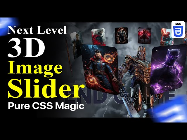 Pure CSS Image Slider Tutorial | No JavaScript Needed!