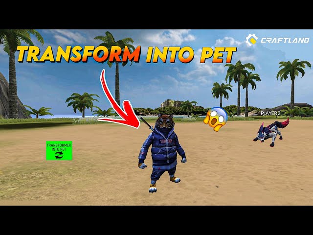 Transform Into Pet Craftland Script Tutorial | Free Fire