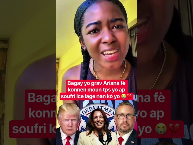 Bagay yo grav Ariana fè konnen moun tps yo ap soufri Ice lage nan kò yo 😭💔