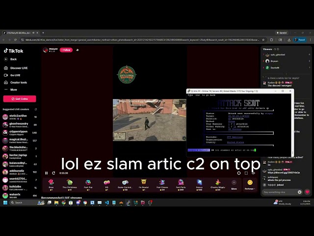 SLAMMING FIVEM SERVER | ARTIC C2 | CHEAP BOTNET