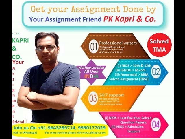 NIOS Tutor Mark Assignment (TMA) 2020-21, NIOS Solved Assignment April Season 2021