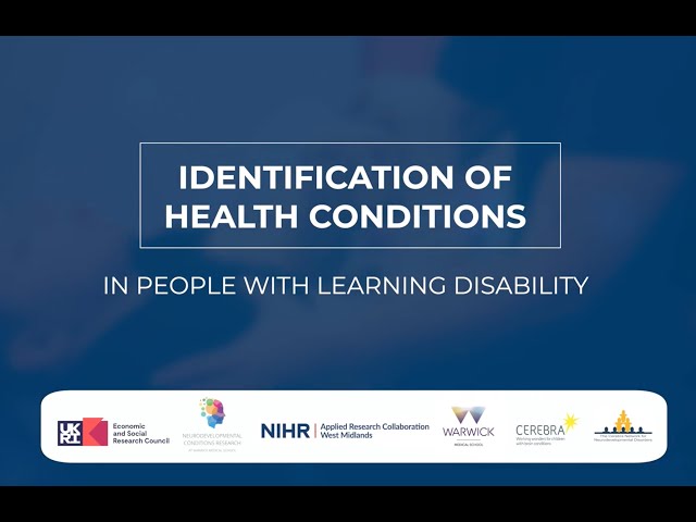 Identification of Health Conditions - Learning Disability (4/4)