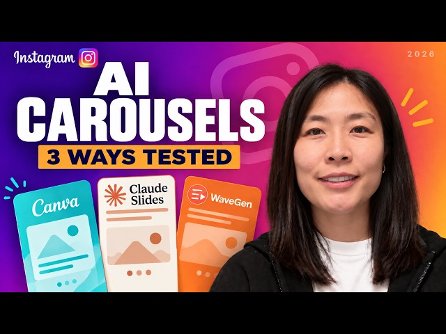 How to Create Instagram Carousels with AI (2026) | 3 Ways Tested
