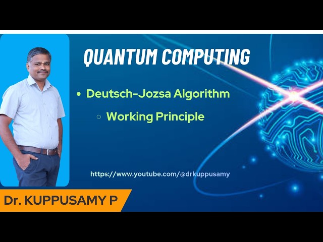 13 Deutsch-Jozsa Algorithm Working Principle in Quantum Computing