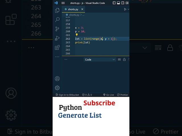 Python Interview Telugu: Python Lists (Generate List), Python For Beginners In Telugu, Python Telugu