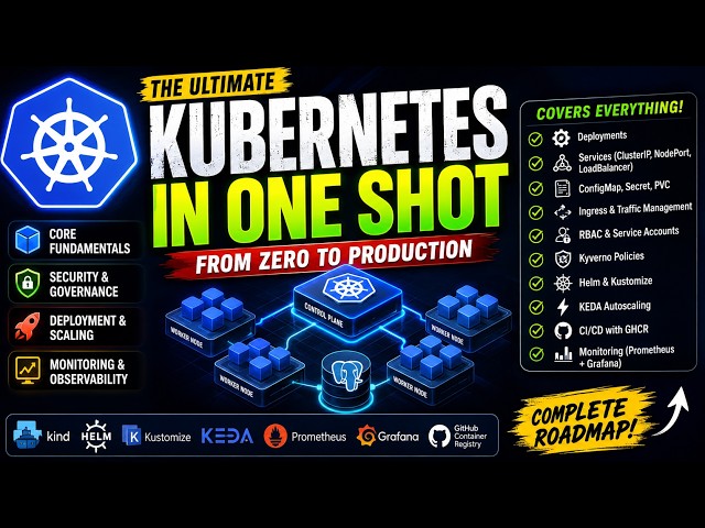 Kubernetes for DevOps Full Course | Theory and 8 Projects
