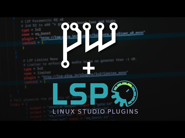 My 2026 Linux Audio Config (Using Pipewire w/ Filter Chains)
