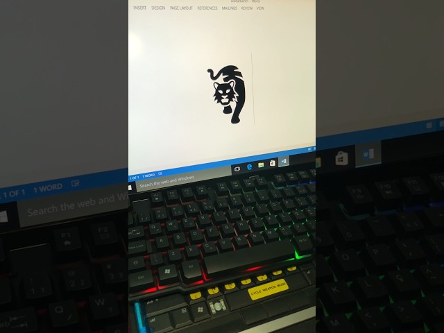 Shortcut Key In MS Word For Tiger 🐅