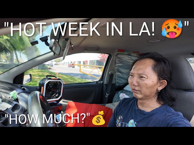 Another Hot Week in Los Angeles Doing DoorDash & UberEats - Let's See How Much I Make!