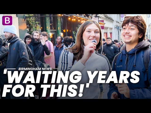 Why are HUNDREDS queuing in BIRMINGHAM?!