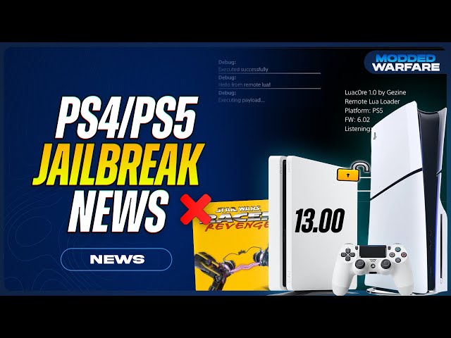 PS4/PS5 Jailbreak News: Is Mastic0re Dead?, PSVue 13.00 Progress, Y2JB Web-UI, FTP Boost & More!